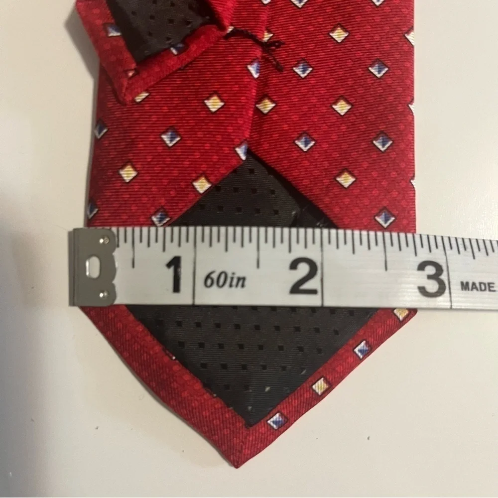 Two Class Club, boys, zipper adjustable neckties. One Red, the other black.